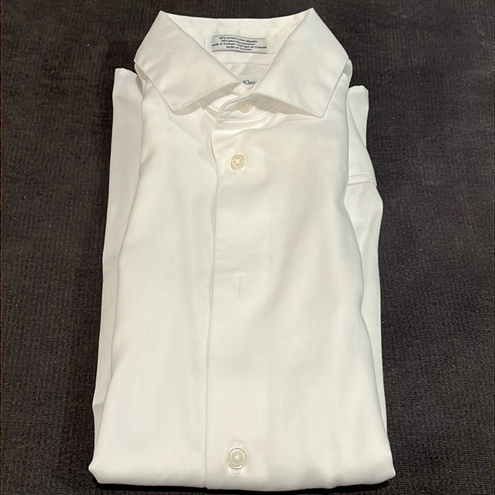 Kids Calvin Klein white long sleeve dress shirt. Size 12. Excellent condition